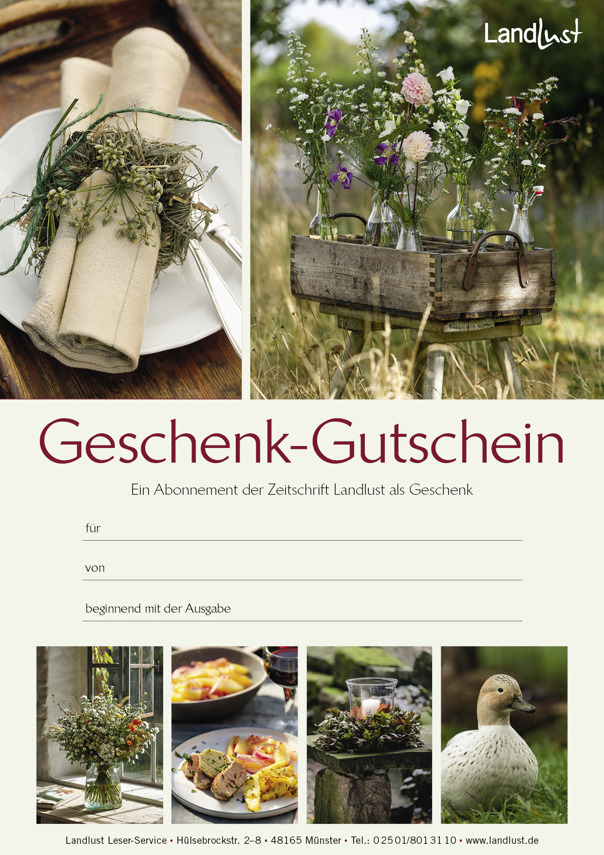 Verlängerung Landlust